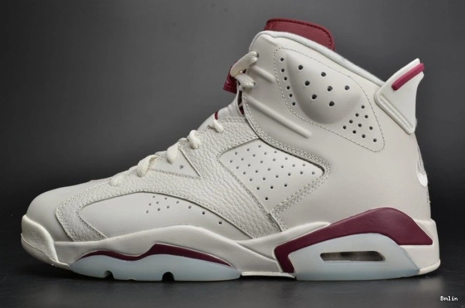 Bmlin shoes 384664-116 white Retro Maroon 6 Air Jordan 0728